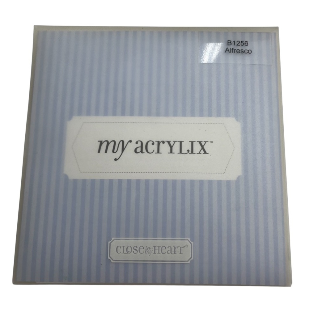 Close to My Heart My Acrylix Stamp Set- Alfresco Number B1256